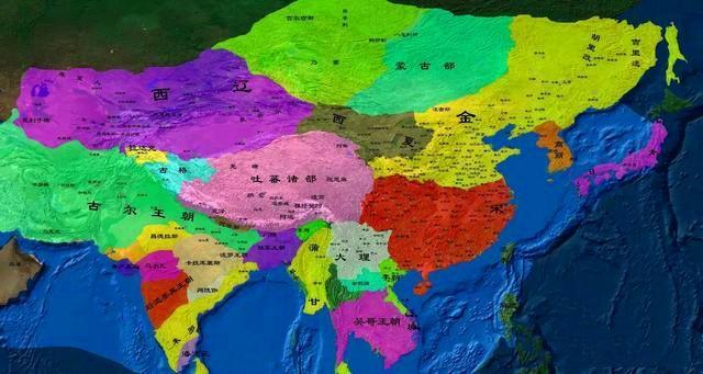 成吉思汗打的天下地图，成吉思汗打的天下地图有多大（成吉思汗打下的领土都包含了现代哪些国家）