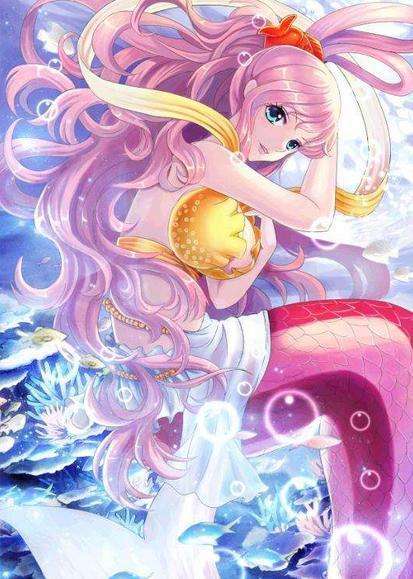 白星,鱼人岛的公主,其美貌是连海贼女帝都自叹不如的人鱼族的顶点的