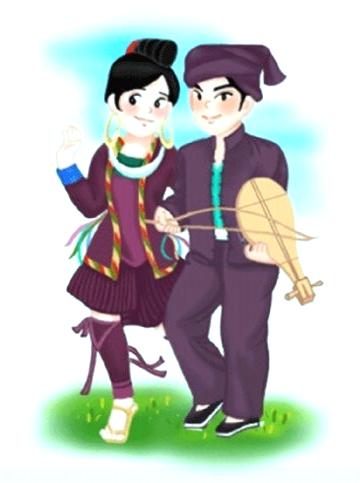 56个民族服饰图片大全，56个民族服装图片（五十六个民族精美人物服饰造型插画）