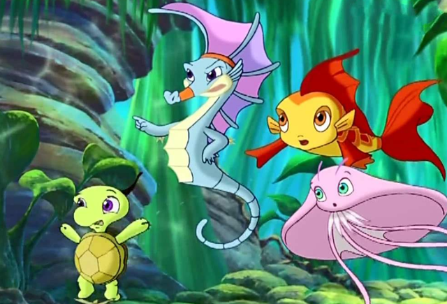 小鲤鱼历险记里面的真龙出现，泡泡最终的一句话