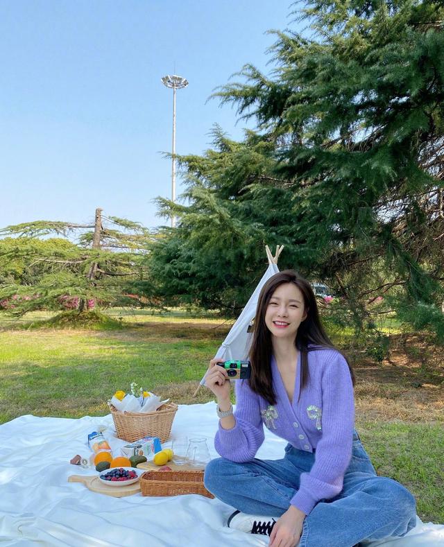 野餐美图女生编，野餐手绘图片（做自然清新的春夏少女）