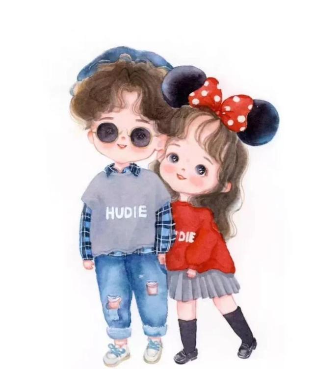 姐弟头像专属一人一张，姐弟头像微信（兄弟姐妹手绘头像<10.3>）