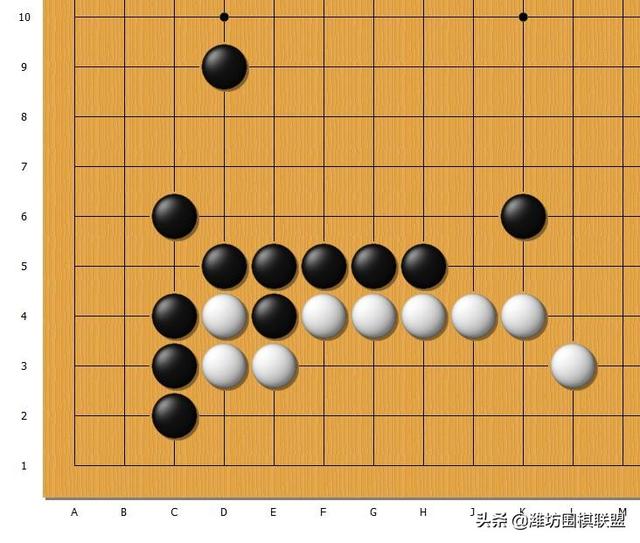 围棋三十六种杀法，围棋的基本杀法——虎口逃生杀法（8种\