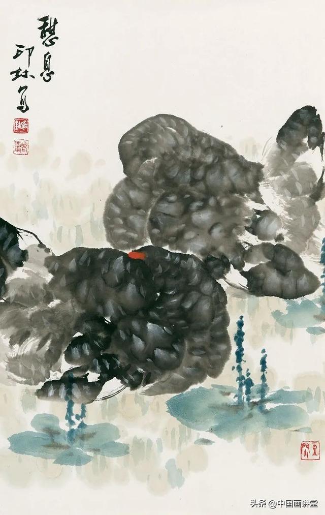 小鸡怎么画最可爱，少儿简笔画小鸡怎么画（没骨画鸡，就一个字 妙）