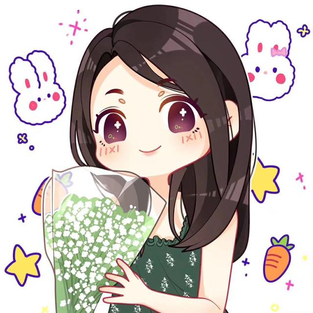 吹泡泡的可爱女生，微信头像，吹泡泡的可爱女生（炒鸡可爱的卡通风格）