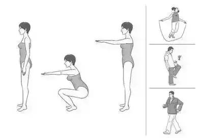 上下蹲的正确姿势，关于下蹲运动的正确姿势（下蹲5分钟，等于步行1小时）