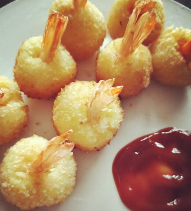 【土豆泥蝦球】做法步驟圖 4個番茄 滿足一天營養-起舞食譜網