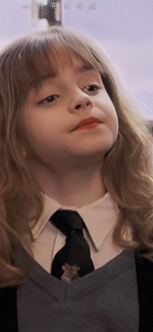 赫敏·格兰杰小天使［哈利.波特］，哈利波特女主角赫敏格兰杰（小赫敏感觉毛茸茸的图片）