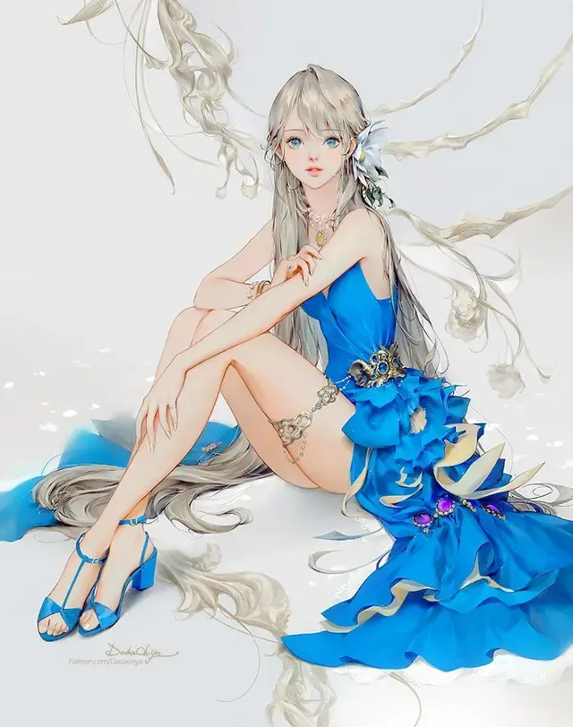 好看有仙气的手绘动漫女生图片 谁还不是个小仙女啊，手绘动漫女孩仙气（超唯美漫风仙气满满小姐姐插画）