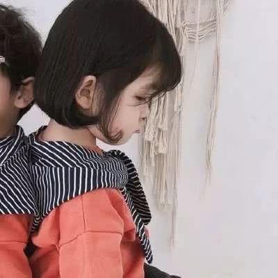 萌娃情侣头像一对可爱，萌娃情头（微信萌娃情侣头像一左一右）