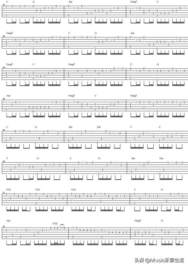 最简单的吉他谱，老男孩吉他谱简单版（吉他爱好者最喜欢的一首曲子）