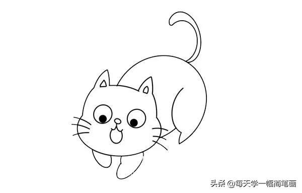 61猫咪简笔画图片