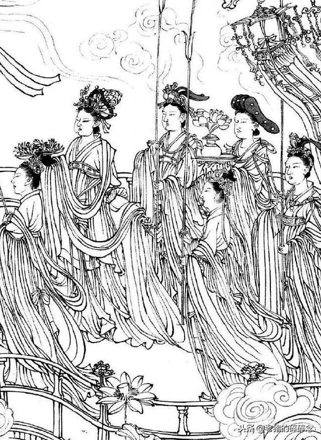 神仙图，神仙图片仙气飘飘（一组吴道子笔下的神仙图）