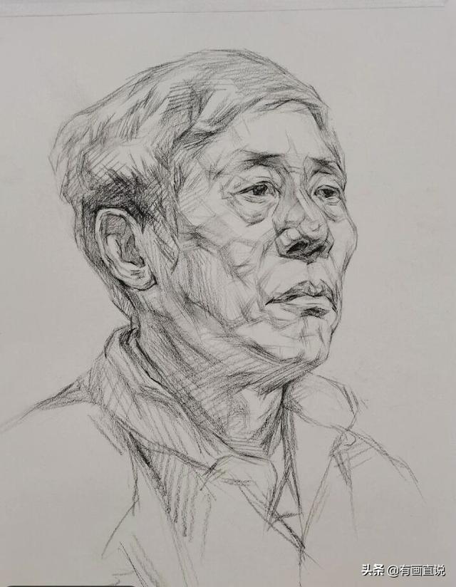 橡皮头，微信头像，橡皮头（分享结构素描高清临摹素材60张）