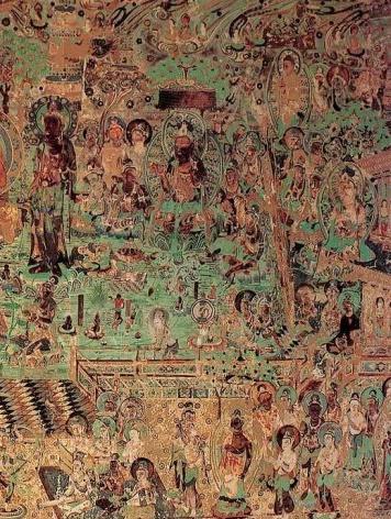 吴道子现存画作，吴道子存世的罕见作品地狱变相图送子天王图