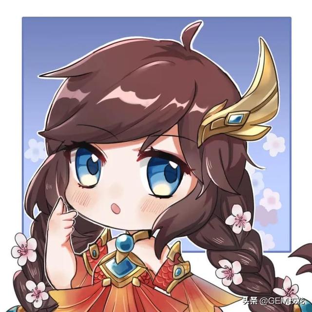 王者荣耀卡通头像，王者荣耀。高清（王者荣耀微信全英雄头像你get了吗）