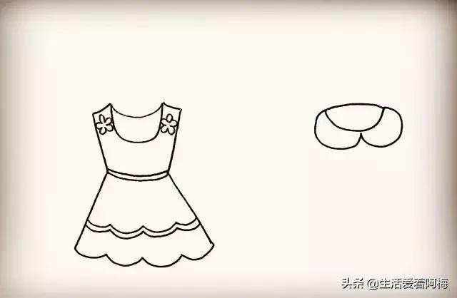 画衣服的简笔画，画简笔画：衣服（服装篇简笔画教程）