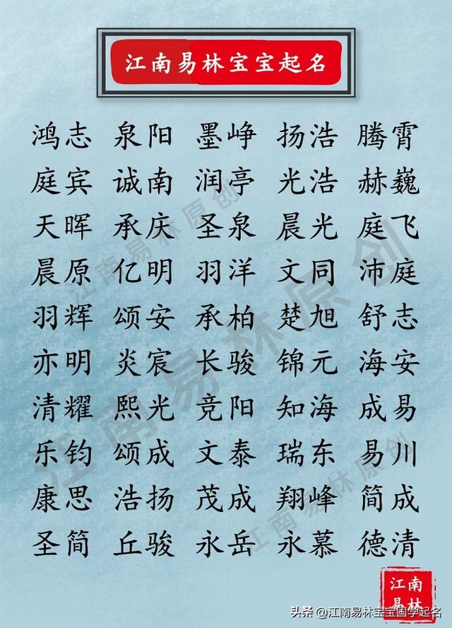 诗句取名男孩名字，唐诗中大气的男孩名字（300个唐诗里新颖有涵养的男孩名字）