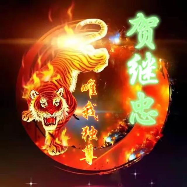 卡通老虎图片，虎（霸气虎全名微信头像：唯我独尊）