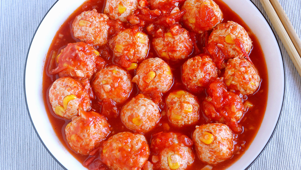 圖片[7]-【西紅柿雞肉丸子】做法步驟圖 鮮嫩多汁 冬天多吃也不怕胖-起舞食譜網