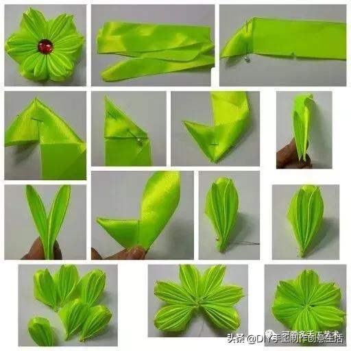 手工小魔盒制作方法，手工小魔盒制作方法步骤（丝带剪一段对折拼一拼）