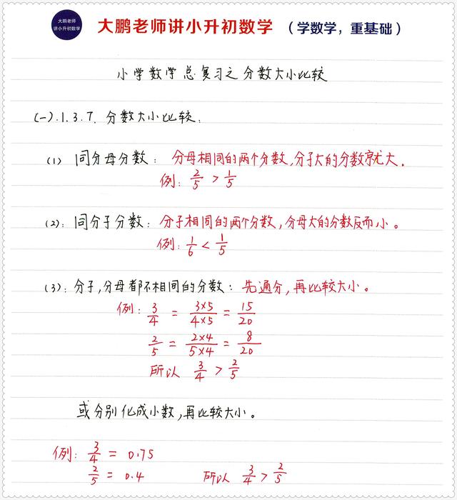 分子分母怎么区分，分子和分母怎么区分（小升初数学总复习第三个基础模块）