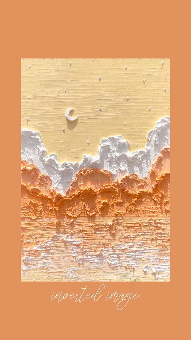 油画棒图片绘画作品，一组油画棒作品（绝美的油画棒手绘壁纸<二>）