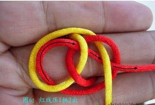 纽扣结收尾编法，纽扣结收尾编法视频（中国结双线大钮扣结编法）