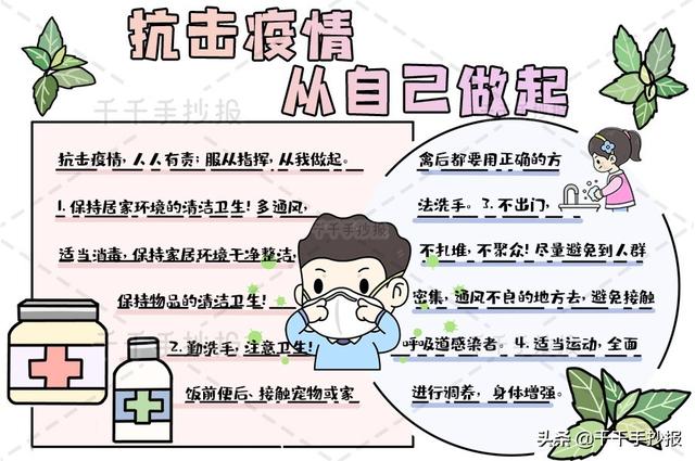 抗疫情的手抄报，怎么画抗疫情手抄报（抗击疫情手抄报大全）