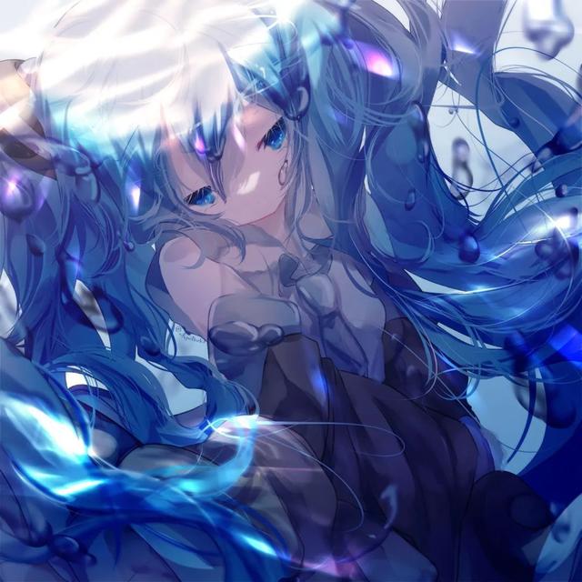 蓝色系头像微信，蓝色系头像（超纯净的治愈蓝色系头像）