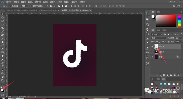 抖音logo制作教程，抖音logo怎么制作（PS教程，别再熬夜刷抖音了）