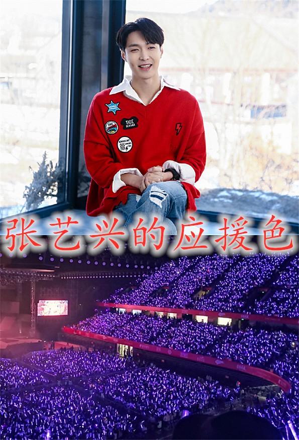 各家明星的粉丝名及应援色，张艺兴的应援色
