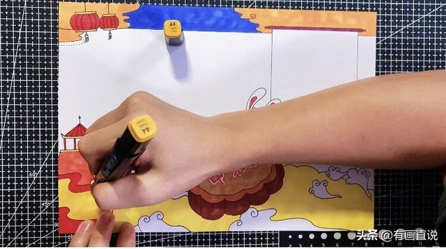 中秋节的手抄报怎么画，中秋节的手抄报怎么画 一等奖（中秋节主题手抄报模板）