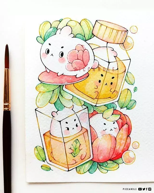 简单绘画图片,超萌的简笔画 - 玉三网