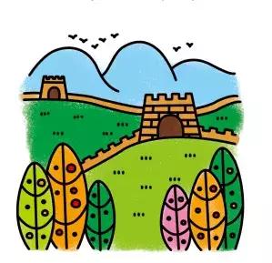  怎样画沙漠简笔画图片，简笔画︱简笔画风景大全 