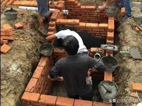 农村民房怎样建化粪池，农村砖砌三格式化粪池