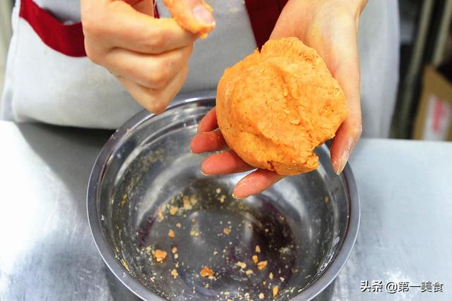 红薯芝士饼做法大全，红薯中加1块芝士