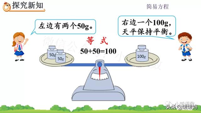 小学方程的意义是什么，方程是小学学的吗（人教版五年级数学上册第5单元《方程的意义》课件及同步练习）