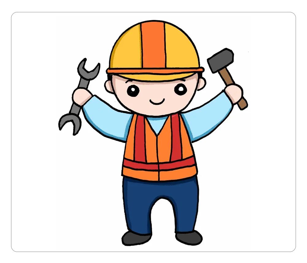 五一劳动节儿童画简笔画,五一劳动节快到了 - 玉三网