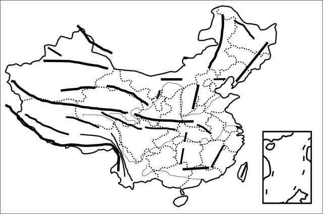 中国政区图简笔画,中国政区图简笔画彩色