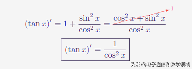 tanx的平方，tanx的平方是什么（探讨正切函数tanx导数的代数与几何原理）