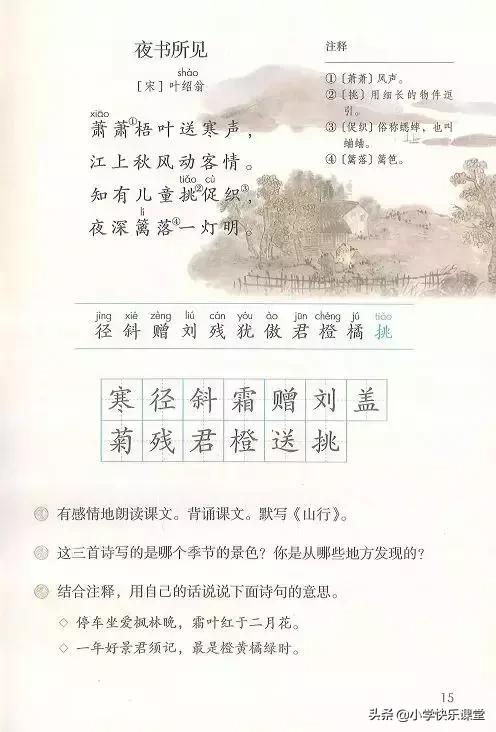 向径是什么意思，向径是什么（小学部编三年级上册语文第四课《古诗三首》生字、课文解析知识点）