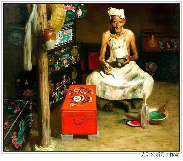 100首红色经典歌曲曲谱，红歌经典100首简谱（当代著名画家蔡亮三十一幅红色经典绘画赏析）