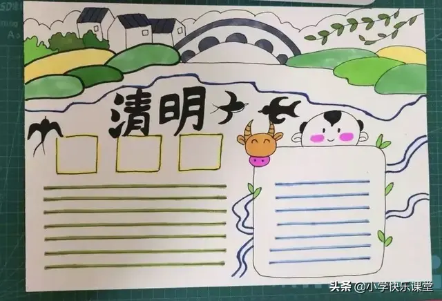 关于诗词的手抄报，关于古诗的手抄报（这些诗词+谚语+手抄报合集）