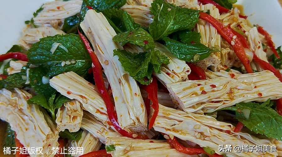 图片[1]-【凉拌腐竹】做法步骤图 好吃-起舞食谱网