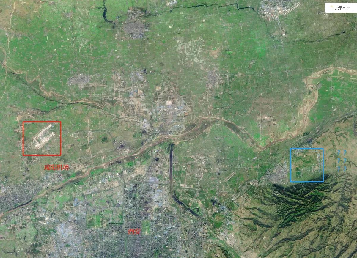 咸阳机场在哪个区，咸阳机场属于哪个区（卫星地图 —— 西安咸阳机场）