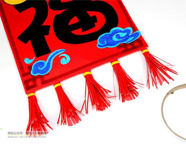 卡纸如何做卡通图案，纸怎么画 卡通图片（这样做新年手工画）