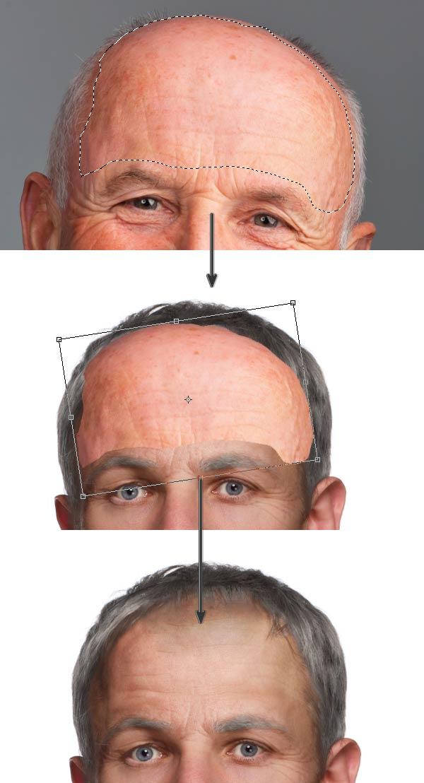 ps怎么p掉不要的东西，ps怎么p掉多余的东西（Photoshop把人P老）