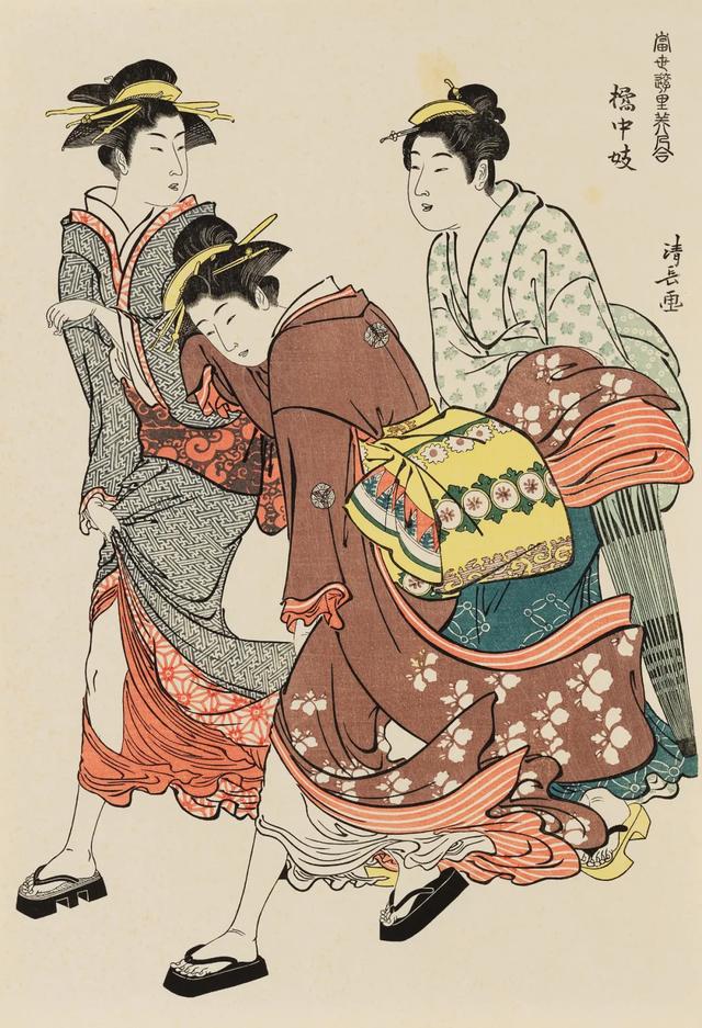 唐崎夜雨  优质手绘简约女头 画师，微信头像，唐崎夜雨  优质手绘简约女头 画师：AluZoe（浮华世代——日本浮世绘专场网络文物拍卖会）