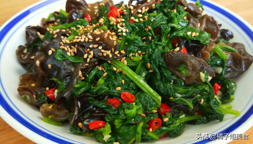 图片[6]-【芹菜叶炒木耳】做法步骤图 做法简单 美味而不腻-起舞食谱网